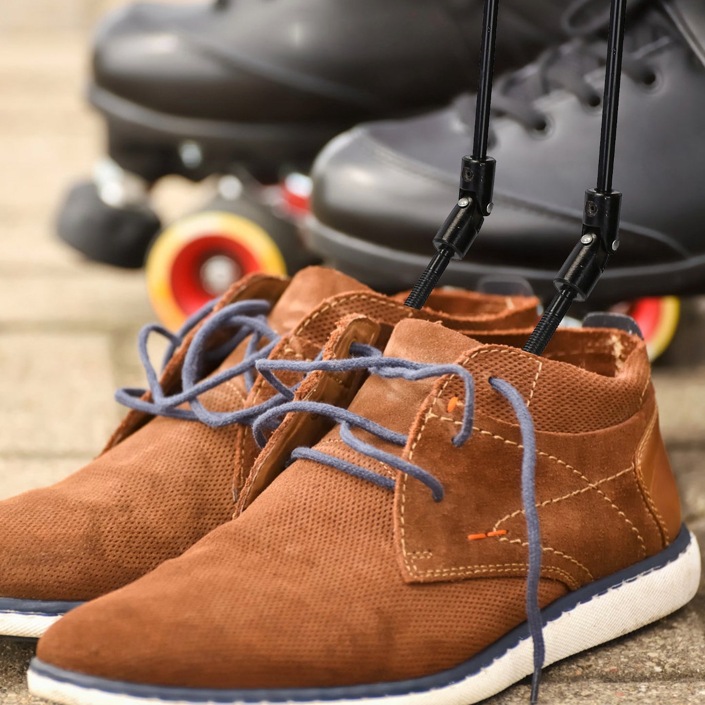 Adjustable Width Shoe Shaper Wooden Boot Widener Expander For Men Women