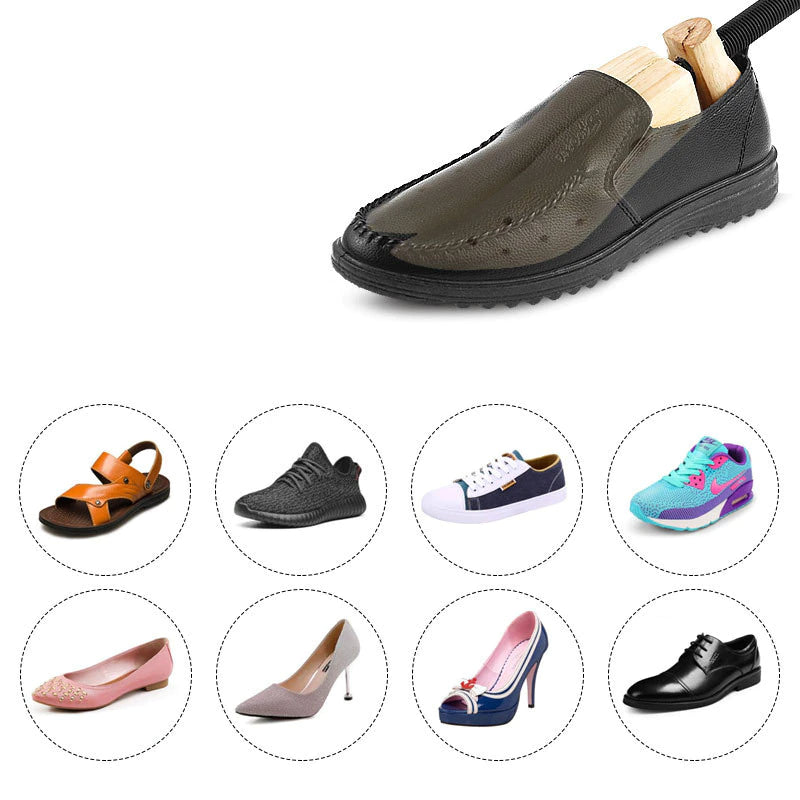 Premium 2-Way Wooden Adjustable Shoe Fitter Expander Men Women Boot Size US 5-13