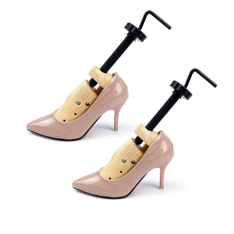 Premium 2-Way Wooden Adjustable Shoe Fitter Expander Men Women Boot Size US 5-13